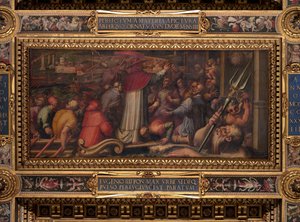 Eugenio IV sbarca a Livorno per rifugiarsi a Firenze da Giorgio Vasari